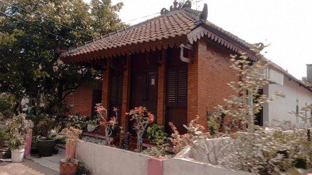 Rumah khas Majapahit Trowulan Mojokerto
