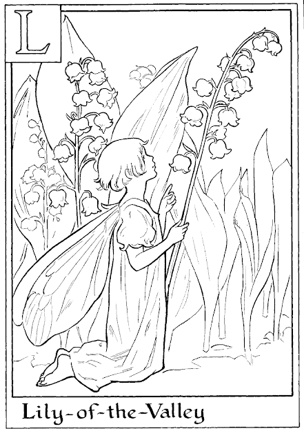 Fairy Coloring Pages  Fairy Printable Colouring Page