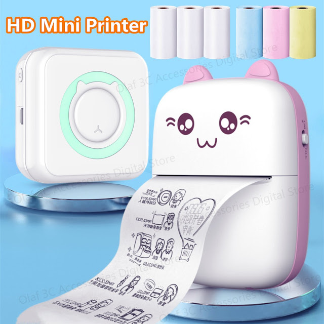 Meow Mini Portable Wireless Label Paper Printer