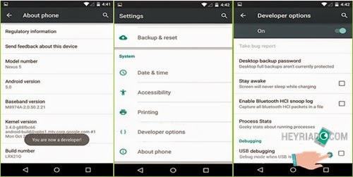 mengaktifkan dan enable USB debugging di Android Cara Mengaktifkan USB Debugging Di Android