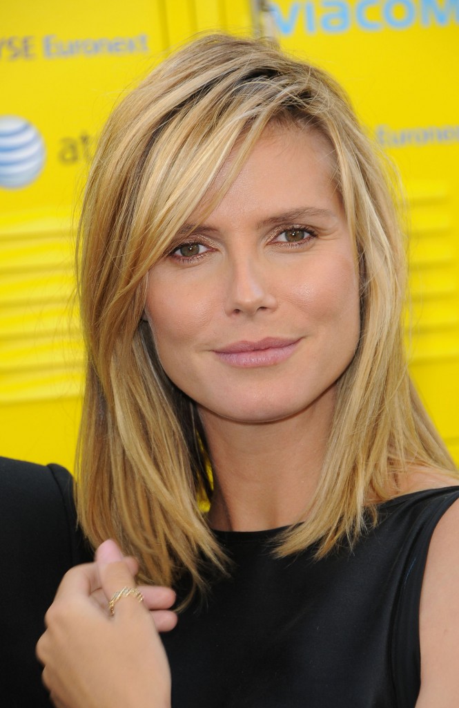 heidi klum hair up. heidi klum hair bob.