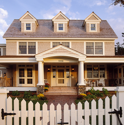 Dutch Colonial Front Porches