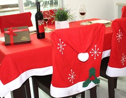 Cadeiras Decoradas  Para a Ceia de Natal