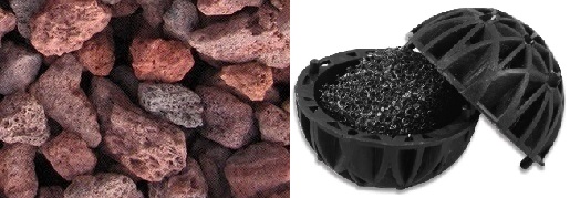 Comparison of Lava Rocks VS Plastic Bio Balls