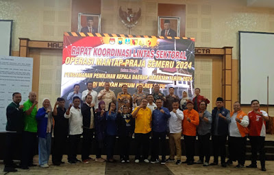 Persiapan Pengamanan Pilkada 2024, Polres Batu Gelar Rakor Lintas Sektoral
