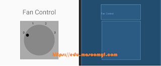 Android Fan Controller View