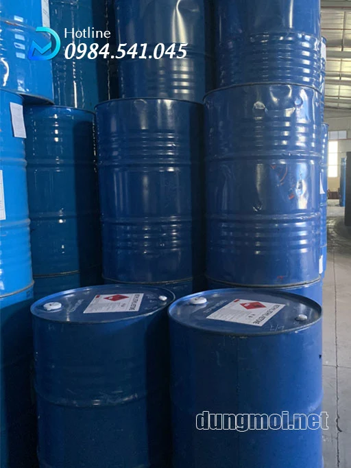 Methyl Ethyl Ketone (MEK) phuy sắt 165kg.