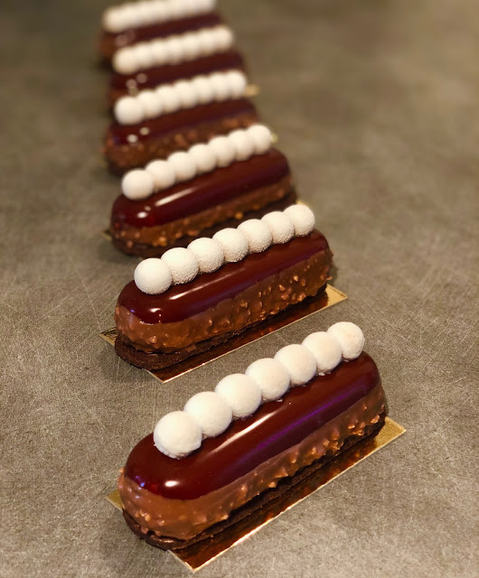 chic éclair silikomart chocolat glaçage miroir rocher