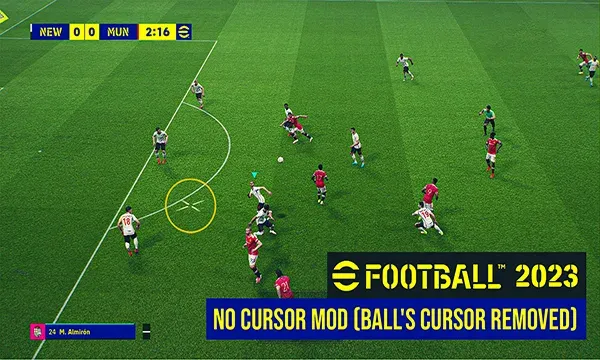 eFootball 2023 No Ball Cursor Mod