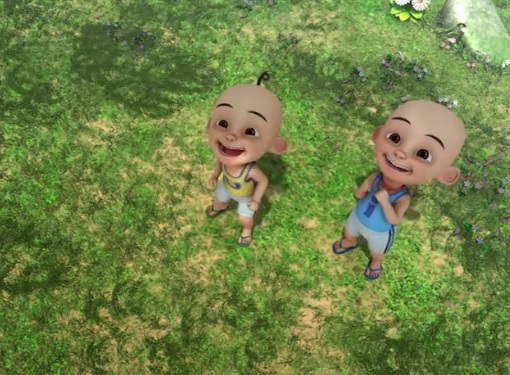 jumpa upin dan ipin di MAHA 2016