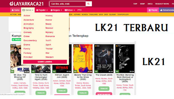 Alamat Situs Streaming LayarKaca21 lk21 Terbaru 2023