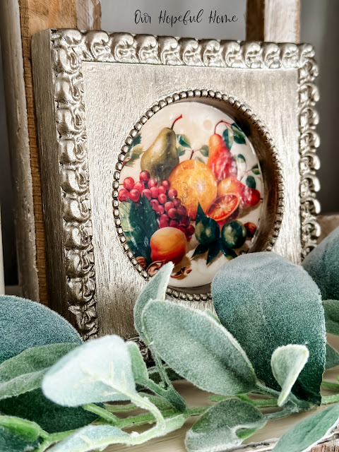 ornate gold frame fruit still life art