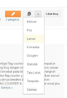 cara membuat menu di blog