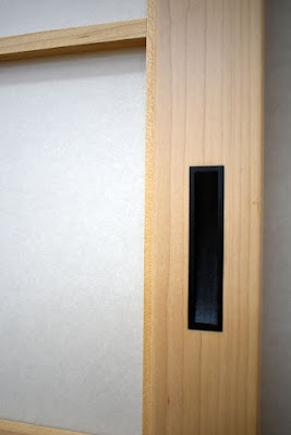 inlaid ebony door pull