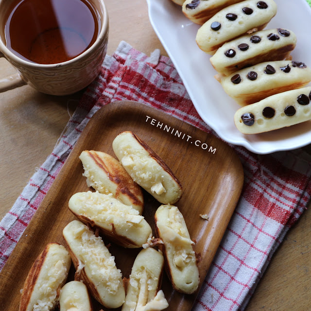 Pukis Susu Keju dan Cokelat Chips