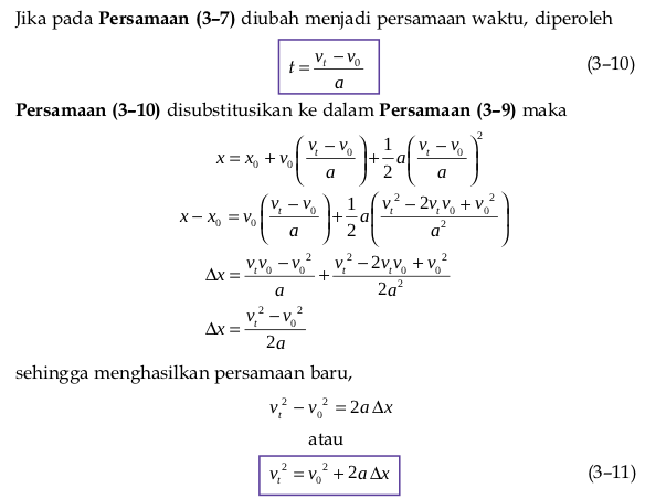 Gerak Lurus Berubah Beraturan (GLBB) - Definisi, Rumus ...