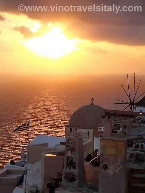 Santorini sunset from Oia