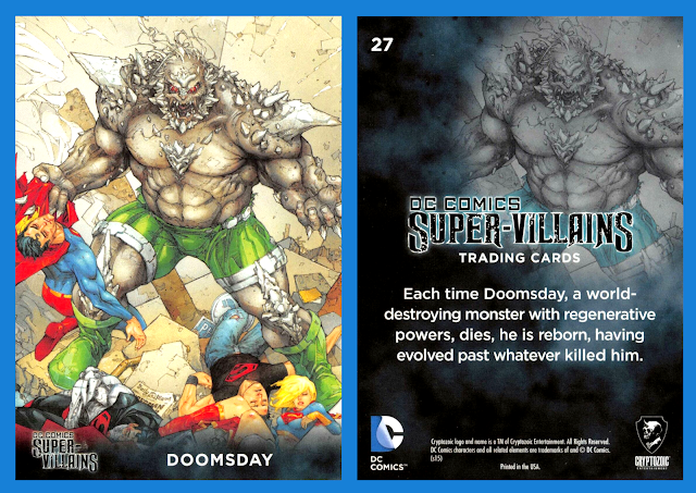 2015 Cryptozoic : DC Comics Super Villains #27 - Doomsday-Superman