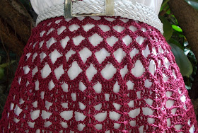 Sweet Nothings Crochet free crochet pattern blog, photo for 1st part of 3-in-1 skirt pattern