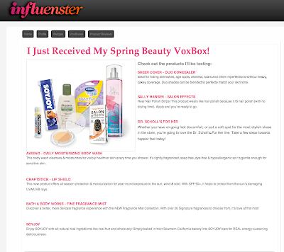 Influenster Voxbox 