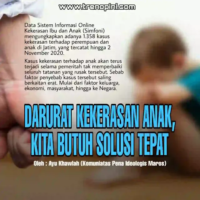 Kasus kekerasan terhadap anak akan terus terjadi selama pemeritah tak memperbaiki seluruh tatanan yang rusak tersebut. Sebab faktor penyebab kasus tersebut saling berkaitan erat. Mulai dari faktor keluarga, ekonomi, masyarakat, hingga ke Negara.