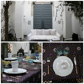 Patio / Linge de maison V.Barkowski / Riad Dar Kawa / No-Mad /