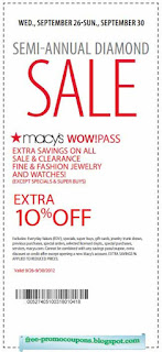 Free Printable Macy's Coupons