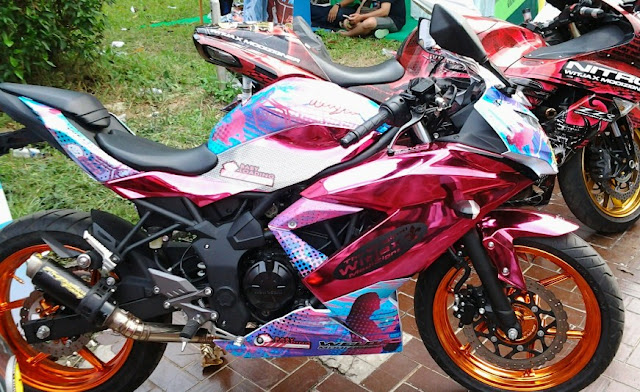 modifikasi kawasaki ninja 250 rr mono