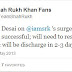 Shah Rukh Khan's surgery update