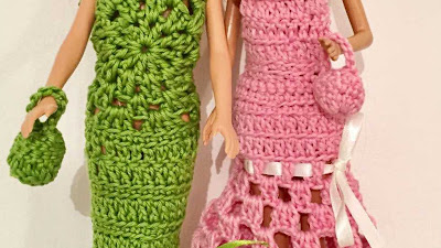 Cómo hacer vestidos de barbie a crochet Fácil paso a paso