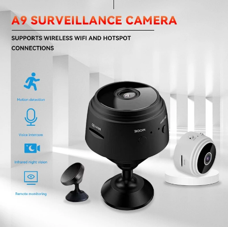 New Products: A9 WiFi Mini Camera HD 1080p Wireless Video Recorder Voice Recorder Security Monitoring.