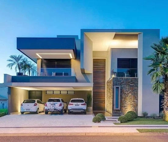 rumah modern minimalis dengan atap cor flat