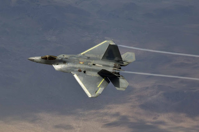 Oldest F-22 Raptor takes sky again