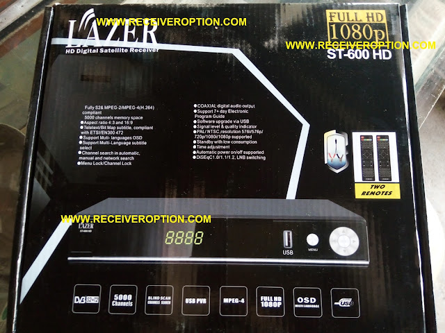 LAZER ST-600 HD RECEIVER CCCAM OPTION