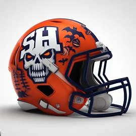 Sam Houston State Bearkats Halloween Concept Helmets