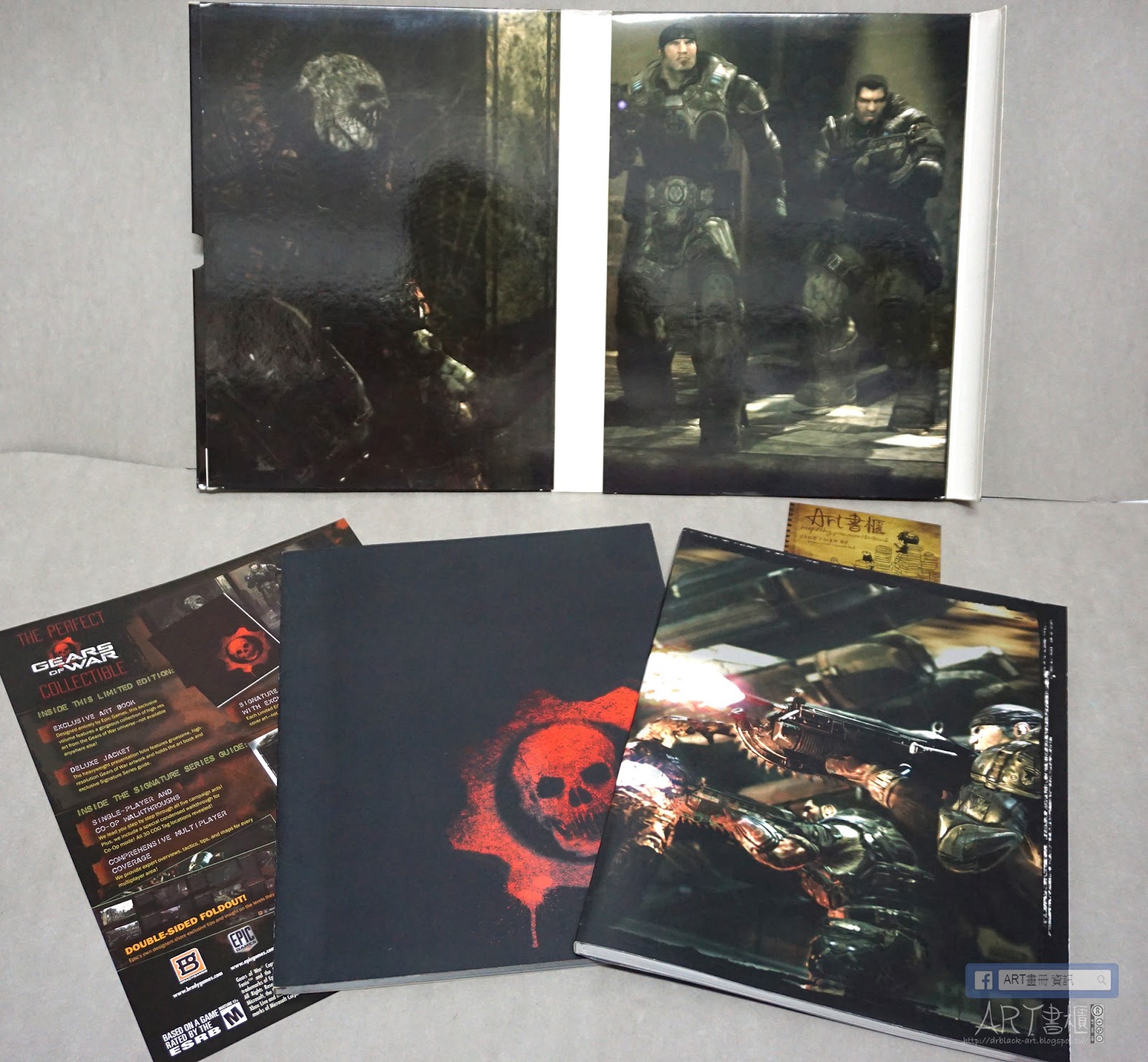 Art書櫃book Review 戰爭機器gears Of War限定版攻略本gears Of War Limited Edition Strategy Guide