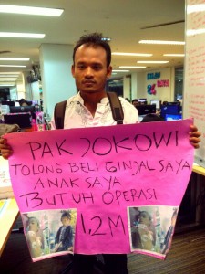 Demi operasi anak, Susanto minta Pak Jokowi beli ginjalnya 1,2 M