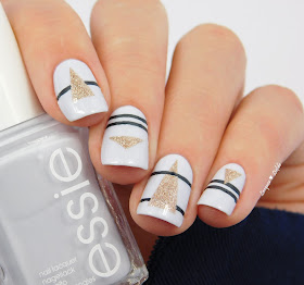 Essie Find Me an Oasis Striping Geomatric Nail Art