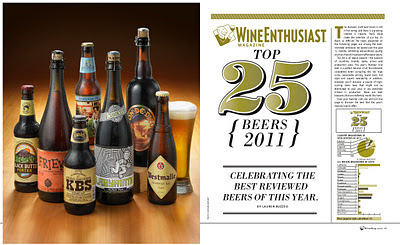 Wine Enthusiast Top 25 Beers of 2011