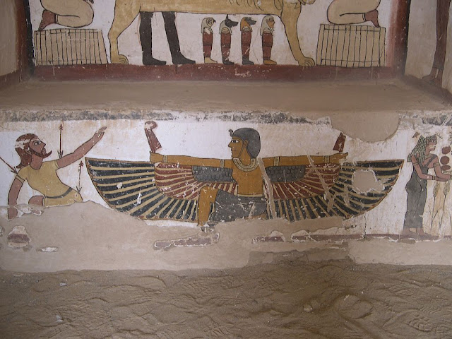 Paintings from the tomb of Petosiris at Muzawaka (XLIV)