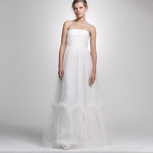 New JCrew Wedding Gowns How dreamy is that tulle overlay