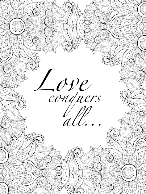  Free Printable Valentines Adult Coloring Pages