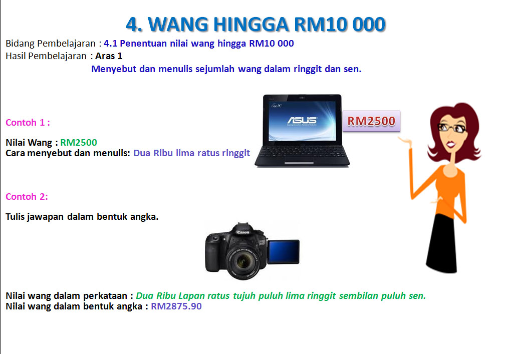 WANG HINGGA RM10 000 ~ Wang & Matematik