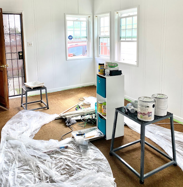 My She Shed Before and After + Tips for DIY Room Remodel on a Budget