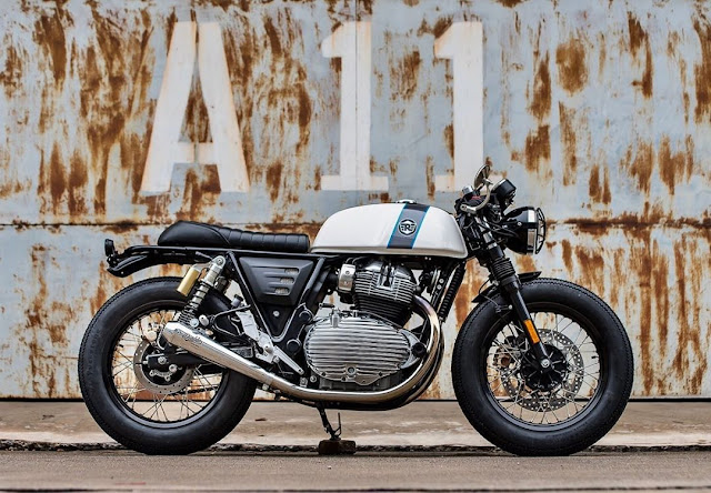 Royal Enfield GT650 T100 By K-Speed Hell Kustom