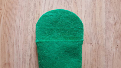 DIY Felt eyeglasses case