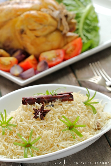 Bersama Kak Dee - Resepi Nasi Ayam ( Nasi & Ayam): NASI 
