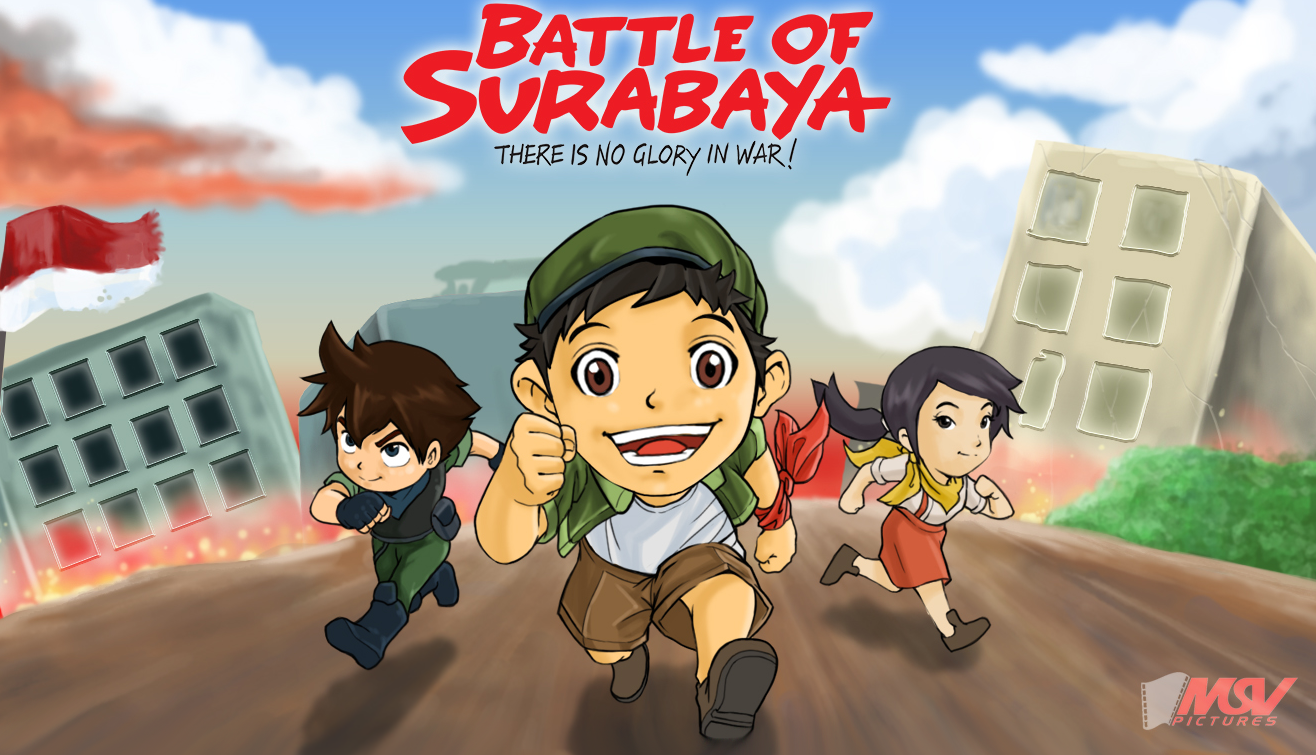 Kumpulan Animasi Indonesia Battle Of Surabaya Kantor Meme