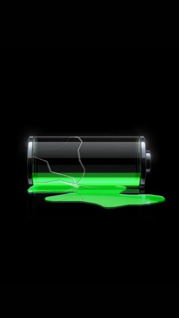 broken batterai iphone wallpaper by maceme wallpaper