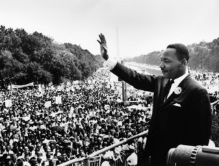 Martin Luther King Jr. at March on Washington.